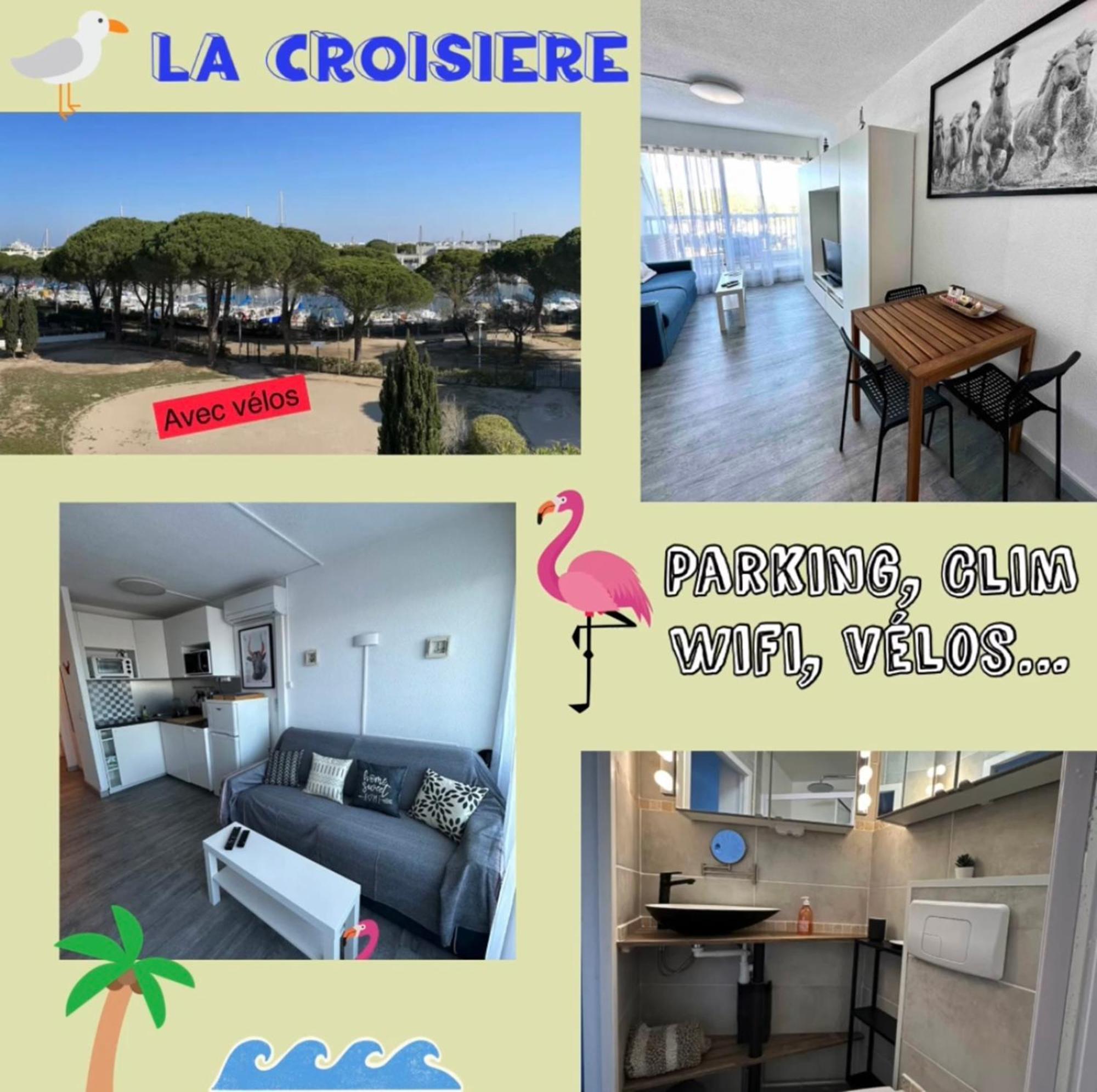 Studio vue port à 500m de la plage Le Grau-du-Roi Exterior foto